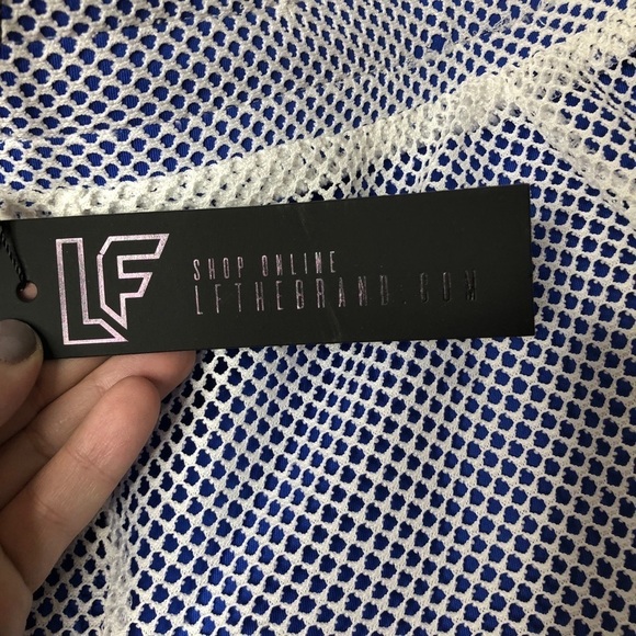 NWT LF The Brand Biker Shorts with Mesh Overlay - Picture 7 of 8